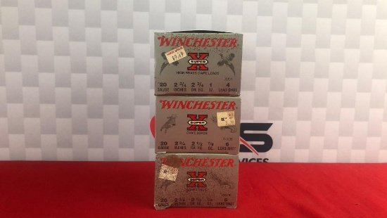 75rds Winchester 20GA #4 & #6 Shot Ammo