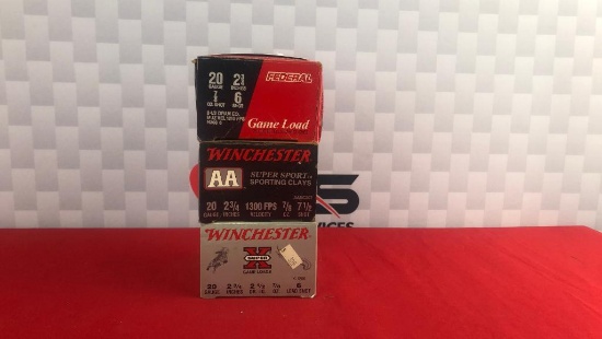 68rds Assorted 20GA Ammo