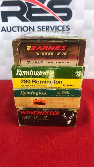 80rds Assorted 280REM Ammo