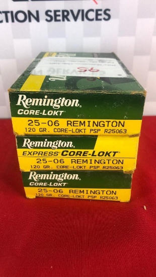 50rds Remington 25-06REM 120GR PSP Ammo