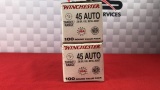 200rds Winchester 45ACP 230GR FMJ Ammo