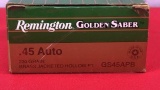 20rds Remington 45ACP 230GR HP Ammo