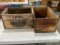 2 Vintage Wooden Crates