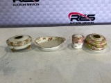 4 Hand Painted Nippon Dishes