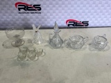 Lot of Misc Molded Glassware