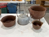 Pots and Tea Kettle