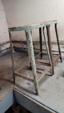 (2) Metal Stools