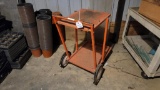 Orange Metal Cart