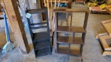 (2) Wood Display Stands/Shelves