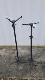 (2) Cast Iron Stands