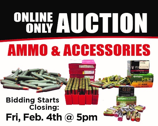 Online Only Ammo & Accessory Auction