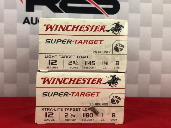 50rds Winchester Super Target 12GA Ammo