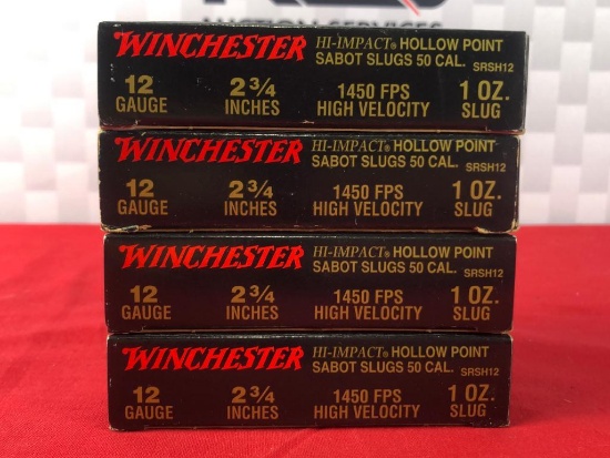 20rds Winchester Supreme 12Ga Sabot Slug Ammo