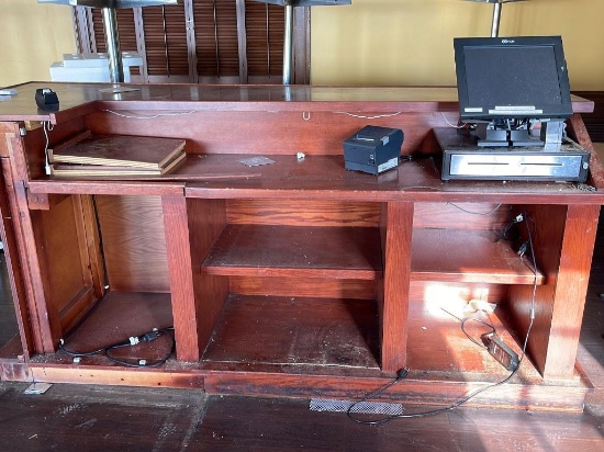 Wooden Service Desk
