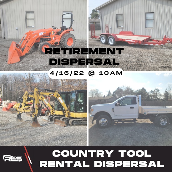 Country Tool Rental Complete Retirement Dispersal