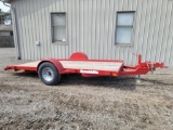 '19 Cronkhite 14' Single Axle Tilt Deck Bumper Pull Trailer