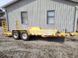16' Tandem Axle 12k Flatbed Trailer