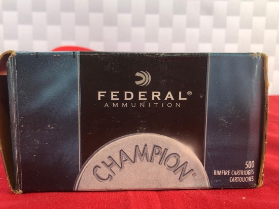 450rds Federal Champion 22LR 40gr Solid Ammo