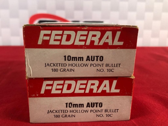 100rds Federal High Power 10mm 180gr HP Ammo