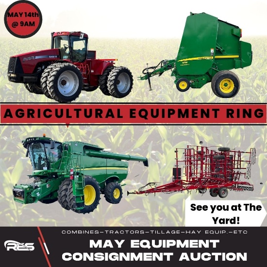 RES Equipment Yard Auction- Ag Equipment Ring