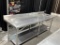 8' Stainless Table w/ Bottom Shelf & Sink