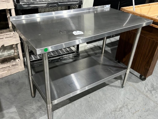 Stainless 48"x24"x36" Table with Shelf