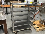 6-Tier Stainless Steel Rolling Cart