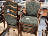 (16) Armed Cushioned Chairs