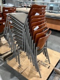 (19) Dining Hall Cushioned Chairs