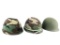 (2) Military Helmets w/ Extra Liner