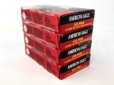 80rds Federal American Eagle .223Rem 55gr FMJ Ammo