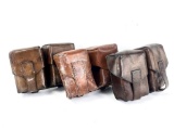 (3) Leather Ammo Pouches