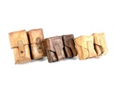 (3) Leather Ammo Pouches