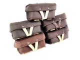 (5) Leather Ammo Pouches