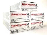 250rds Winchester 45ACP 185gr FMJ Ammo