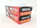 40rds Federal American Eagle 7.62x39 124gr FMJ Ammo