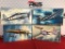(4) Haegawa 1:48 Scale Model Plans