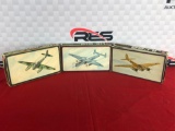 (3) AMT 1:72 Scale Model Planes
