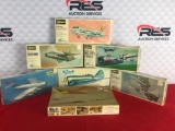 (7) Hasegawa 1:72 Scale Model Planes