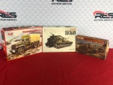 (3) Assorted Plastic Model Kits