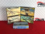 (5) Heller Plastic Model Kits