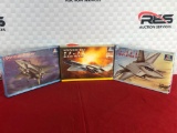 (3) Italeri 1:72 Scale Model Planes