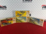 (4) Jo-Han 1:72 Scale Model Planes
