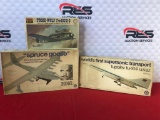 (3) Assorted Model Planes
