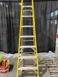 8' Warner Step Ladder & 2' Wooden Step Ladder