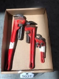 (4) Rigid Pipe Wrenches