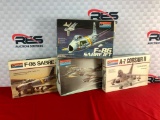 (4) Monogram 1:48 Scale Model Planes