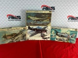 (4) Revell 1:32 Scale Model Planes