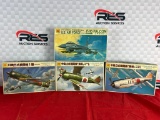 (4) Otaki 1:48 Scale Model Planes