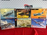 (6) Hobby Craft 1:48 Scale Model Planes